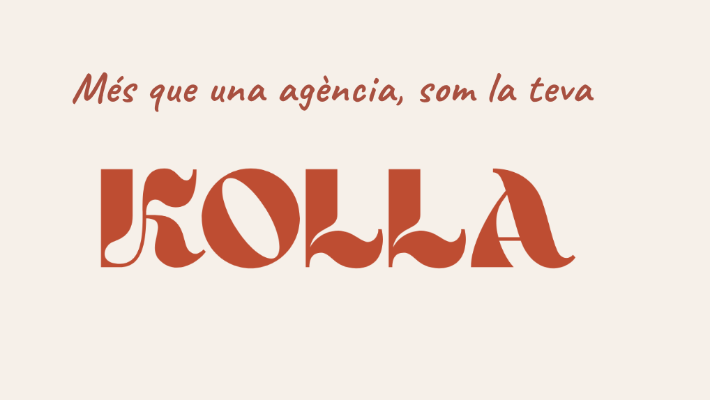 Kolla creative agency branding by Clara Llopart, Catalan music
