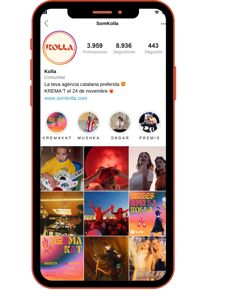 Kolla — Instagram feed